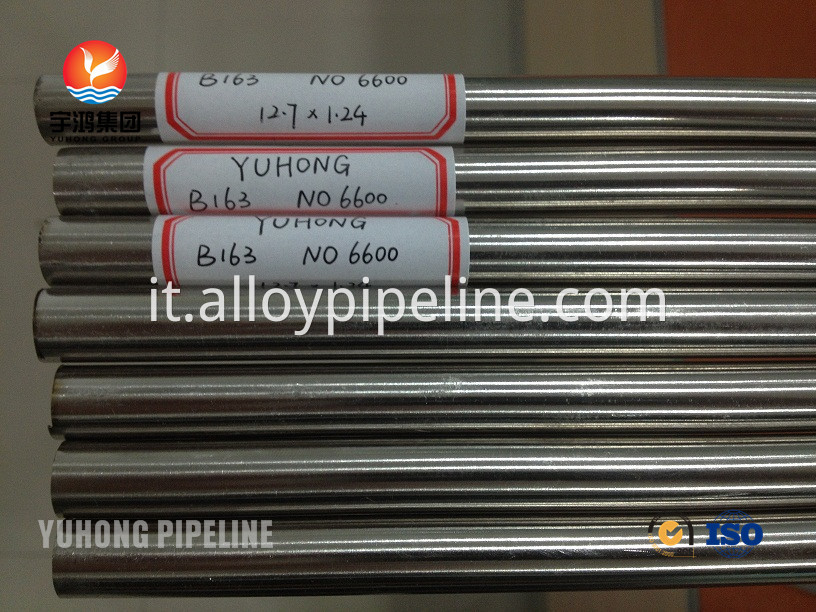 Alloy 600 SB163 Seamless Tube for heat Exchanger suppiler